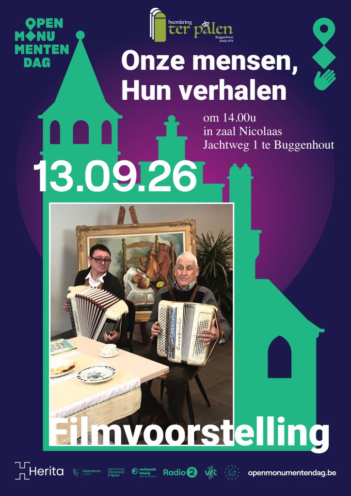 Onze mensen, Hun verhalen… Open Monumentendag 2026