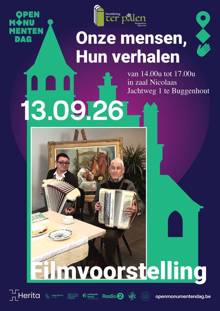 Onze mensen, Hun verhalen… Open Monumentendag 2026